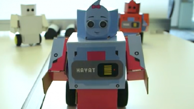 Emirati children prepare for a robotic future