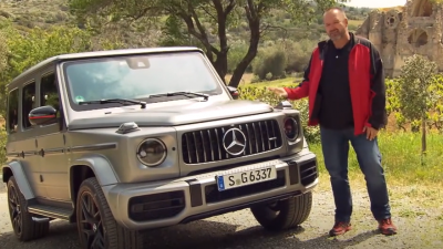 中英对照：德国两米身高试驾奔驰AMG G63