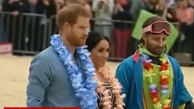Prince Harry opened games with bridge climb