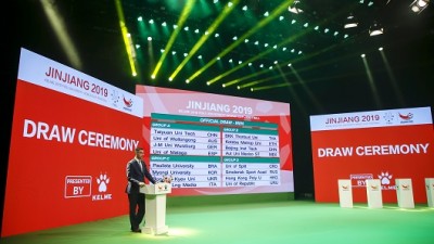 卡尔美2019国际大体联足球世界杯抽签仪式