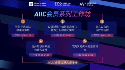 英汉同传中的语言转换-詹成